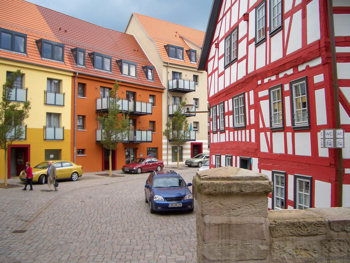 Gestaltwandel für einen Plattenbau in der Fachwerkstadt Schmalkalden